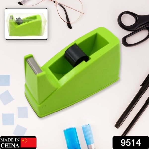 Plastic Tape Dispenser Cutter for Home Office use, Tape Dispenser for Stationary, Tape Cutter Packaging Tape School Supplies (1 pc / 515 Gm) - Image 2