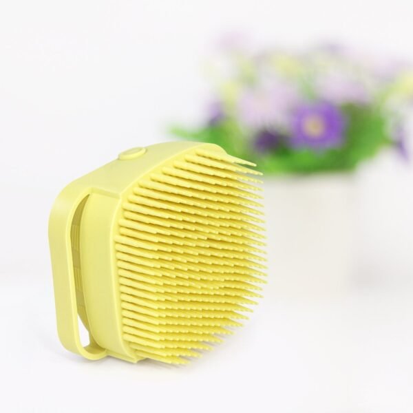 SILICONE MASSAGE BATH BODY BRUSH WITH SHAMPOO DISPENSER - Image 3