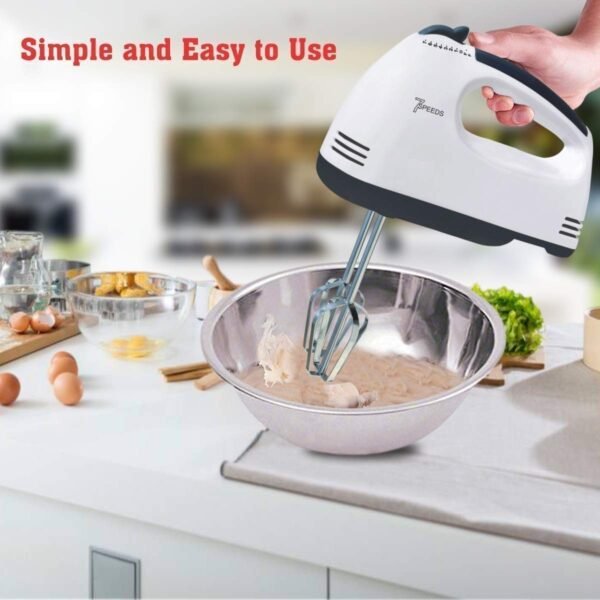 Compact Hand Electric Mixer / Blender for Whipping / Mixing with Attachments - Image 5