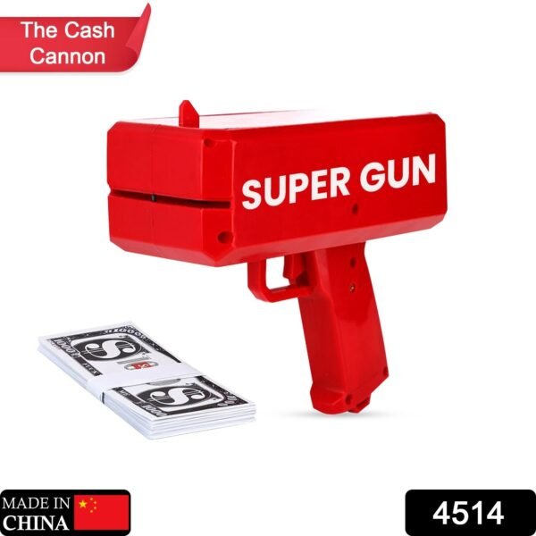 Money Gun Shooter Cash Spray Gun Make it Rain Toy Gun Cash Cannon Money Gun Great Fun for Party Games Wedding Birthday - Image 2