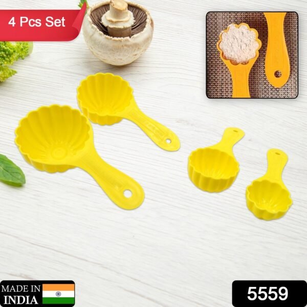 Plastic Kitchen Tool Mould / Ladoo Mould Spoon Ladoo Making Spoon Set for Kitchen Multipurpose, Plastic Ladoo Mold For Making Different Variety of Ladoo (4 Pcs Set) - Image 2