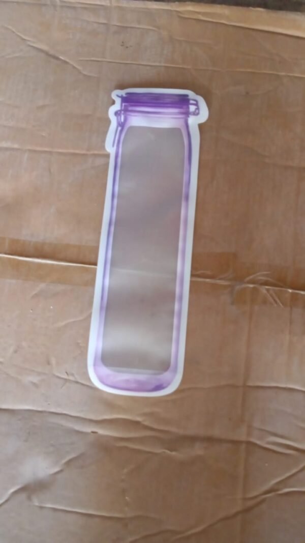 Food Storage Bag Bottles Shape Ziplock Bags Reusable (1 Pc / 500 ML) - Image 7