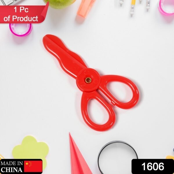 Plastic Child-Safe Scissor Set, Toddlers Training Scissors, Pre-School Training Scissors and Children Art Supplies - Image 2