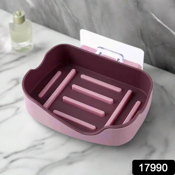 Plastic Soap Dish Holder for Bathroom  (1 Pc) - Image 2