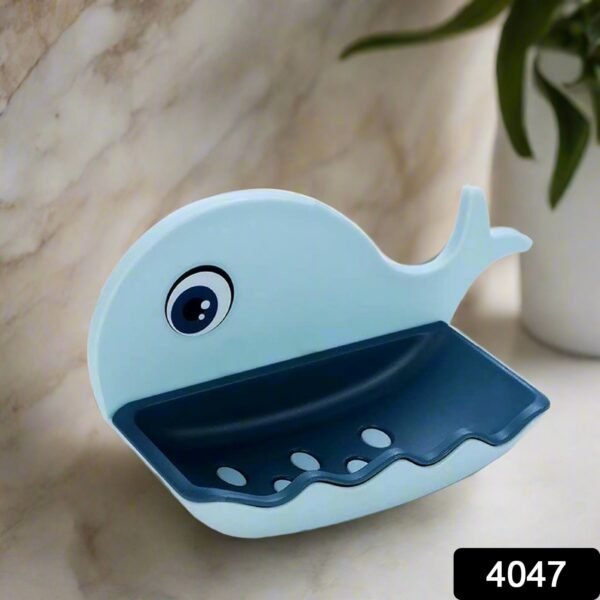 Fish Shape Double Layer Adhesive Waterproof Wall Mounted Soap Bar Holder Stand Rack for Bathroom Shower Wall Kitchen - Image 2